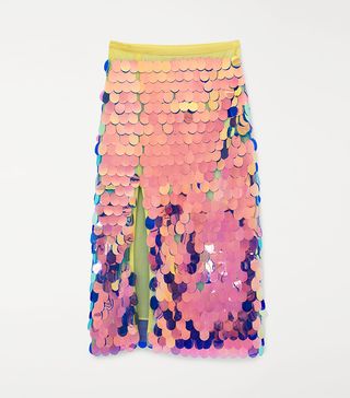 H&M + Sequined Skirt