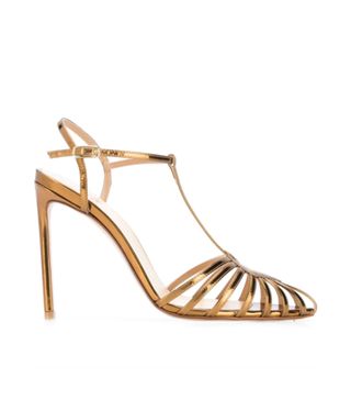 Francesco Russo + Pointed Strappy Pumps