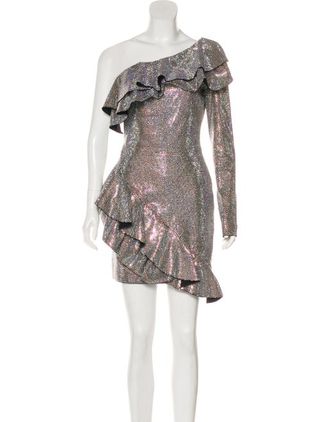 Balmain + Embellished Mini Dress
