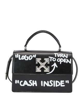 Off-White + Jitney Cash Inside Top Handle Bag