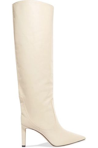 Jimmy Choo + Mavis 85 Leather Knee Boots