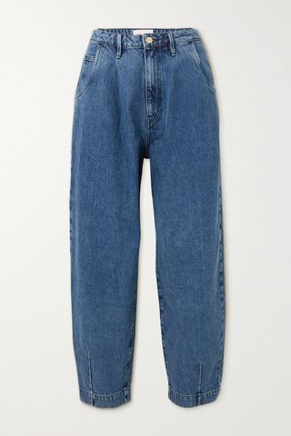 Frame + Barrel High-Rise Tapered Jeans