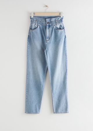 & Other Stories + Straight Paperbag Waist Jeans