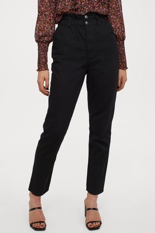 H&M + Tapered High Ankle Jeans