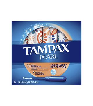 Tampax + Pearl Plastic Tampons, Super Plus Absorbency (72 Count)