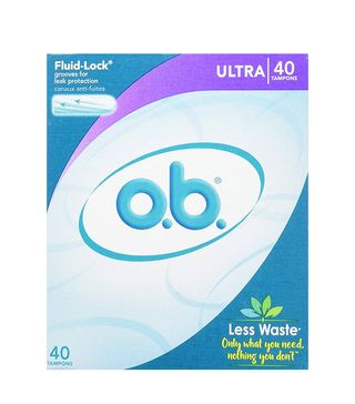 O.B. + Original Non-Applicator Tampons, Ultra Absorbancy (40 Count)