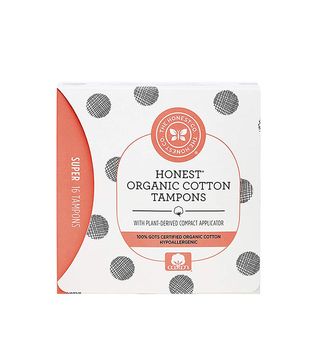 The Honest Company + Honest Organic Cotton Tampons, Super (16 Count)