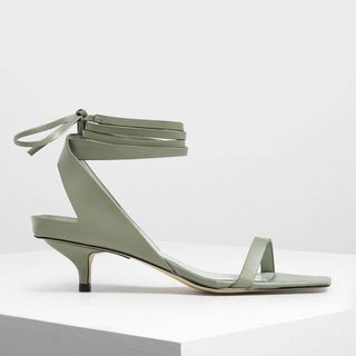 Charles & Keith + Ankle-Tie Sandals