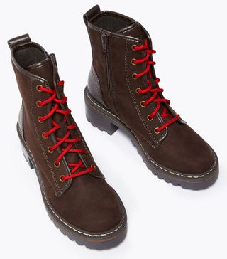 Marks and Spencer + Lace Up Hiker Ankle Boots