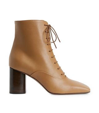 Arket + Lace-Up Leather Boots