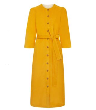 Alice Early + Rhianon Dress Mustard Yellow