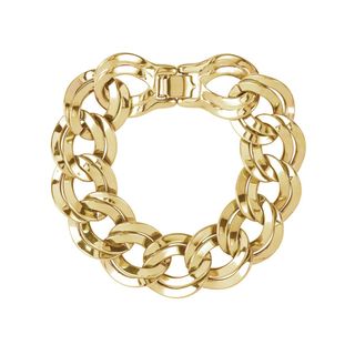Susan Caplan Vintage + 1980s Vintage 22ct Chain Link Bracelet