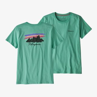 Patagonia + Free Hand Fitz Roy Organic Cotton Crew T-Shirt