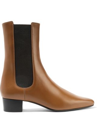 The Row + British Leather Chelsea Boots