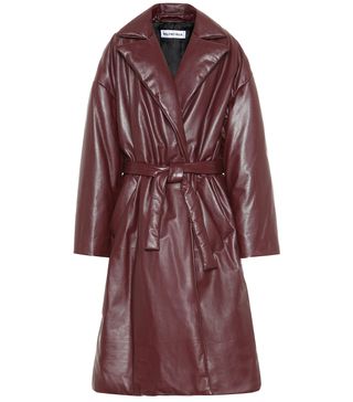 Balenciaga + Padded Leather Coat