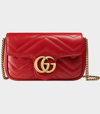 Gucci + GG Marmont Matelassé Leather Super Mini Bag