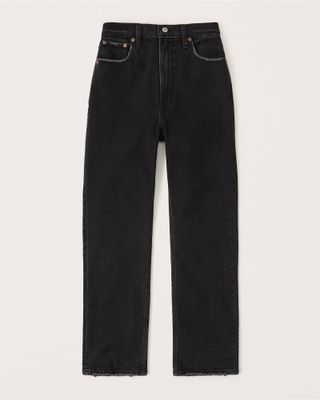 Abercrombie & Fitch + Ultra High Rise Ankle Straight Jeans