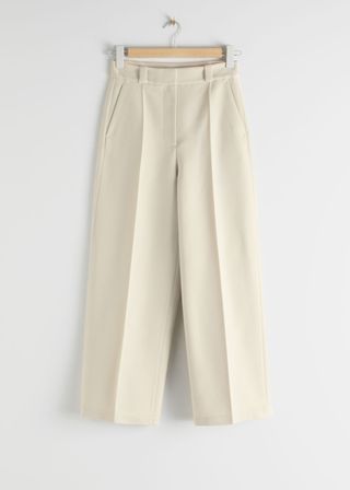 & Other Stories + Wide Press Crease Trousers