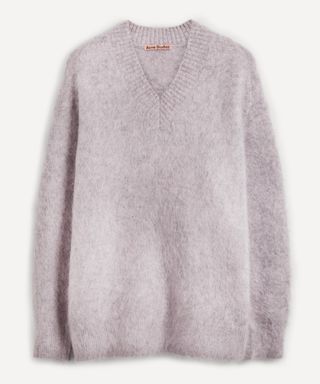 ACNE Studios + Mohair-Mix V-Neck Knit Jumper