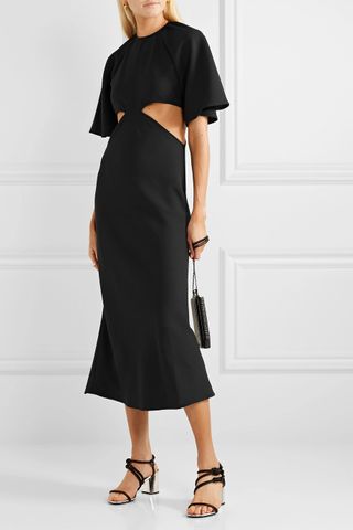 Georgia Alice + Bestie Cutout Crepe Midi Dress