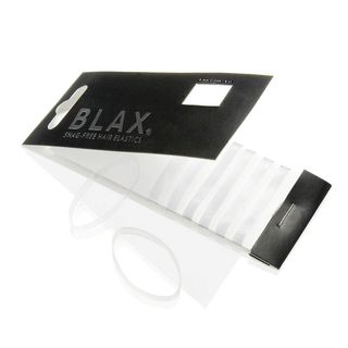 Blax + Clear 4mm Hair Elastics, 2-Pack