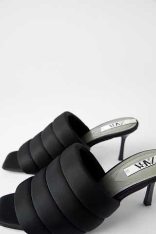 Zara + Quilted Sandals