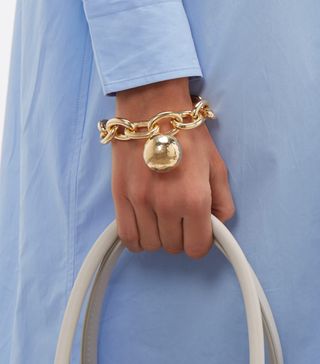 Bottega Veneta + Gold-Plated Chain-Link Bracelet