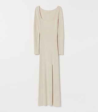 H&M + Long Rib-Knit Dress