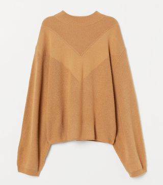 H&M + Knitted Dolman-Sleeve Jumper