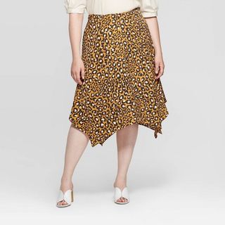 Who What Wear x Target + Mid-Rise A Line Midi Skirt