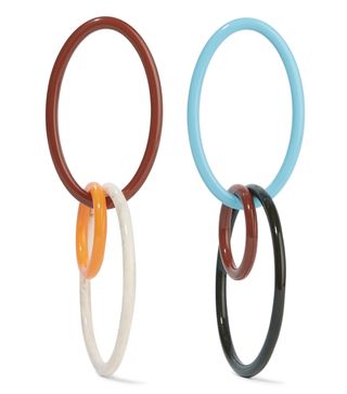 Cult Gaia + Tria Acrylic Hoop Earrings