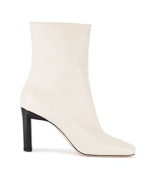 Wandler + Isa 85 Panelled Leather Ankle Boots