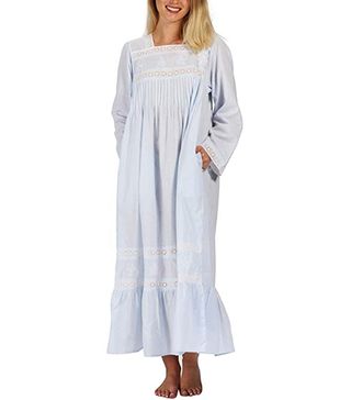 The 1 for U 100% + Cotton Victorian Style Nightdress With Pockets