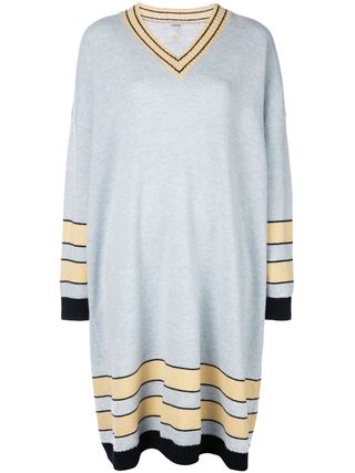 Loewe + Striped Sweater Dress