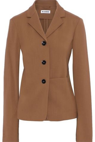 Jil Sander + Wool-Crepe Blazer