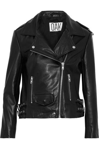 Oak + NY Rider Leather Biker Jacket