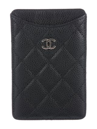 Chanel + Quilted CC Phone Holder
