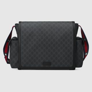 Gucci + GG Supreme Diaper Bag