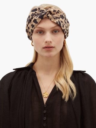 Zimmerman + Leopard-Print Cotton Headband