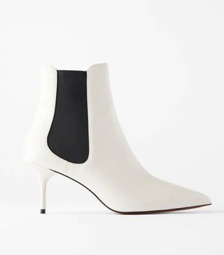 Zara + Stretch Mid Heel Ankle Boots