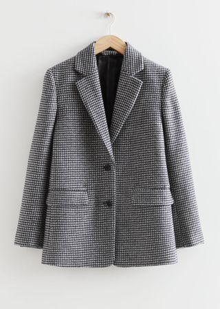 & Other Stories + Oversized Tweed Blazer