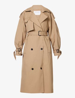 Camilla And Marc + Nelle Double-Breasted Recycled-Polyester Trench Coat