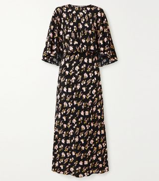 Les Rêveries + Convertible Floral-Print Silk Maxi Dress