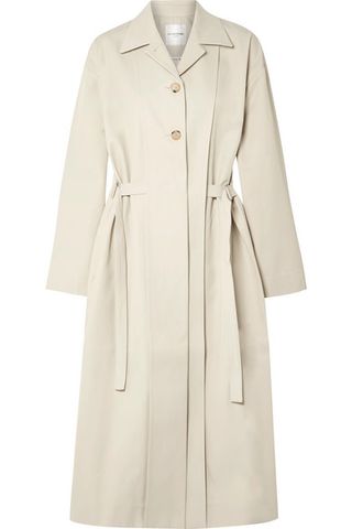 Le 17 September + Cotton-Blend Twill Trench Coat