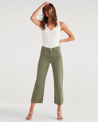 7 for All Mankind + Cropped Alexa Jeans