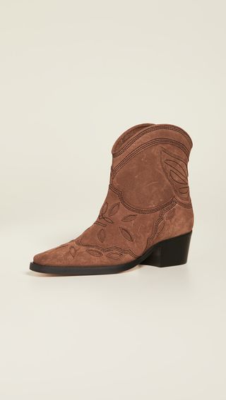 Ganni + Low Texas Boots