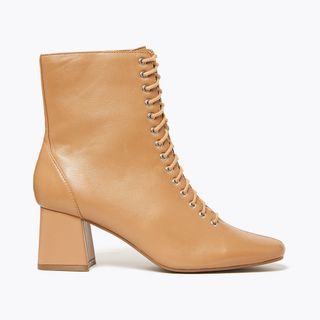 Marks and Spencer + Leather Lace-Up Ankle Boots