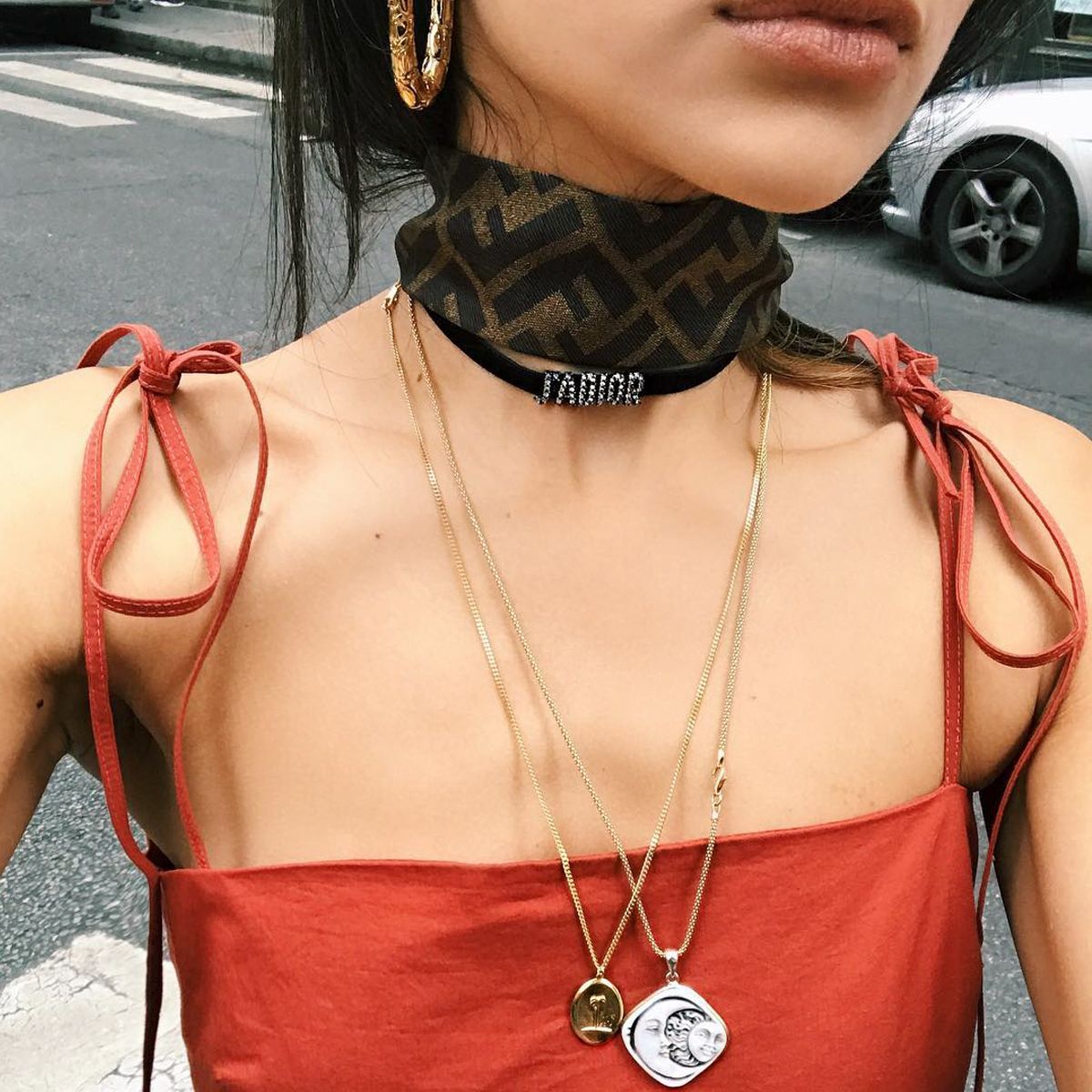 These Choker Necklaces Make Any Outfit Look Expensive Who What Wear