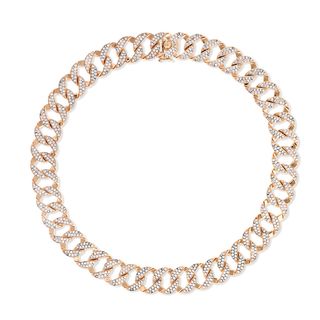 Anita Ko + 18-Karat Rose Gold and Diamond Choker Necklace