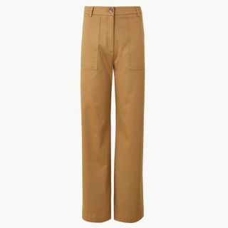 Marks and Spencer + Wide-Leg Utility Trousers